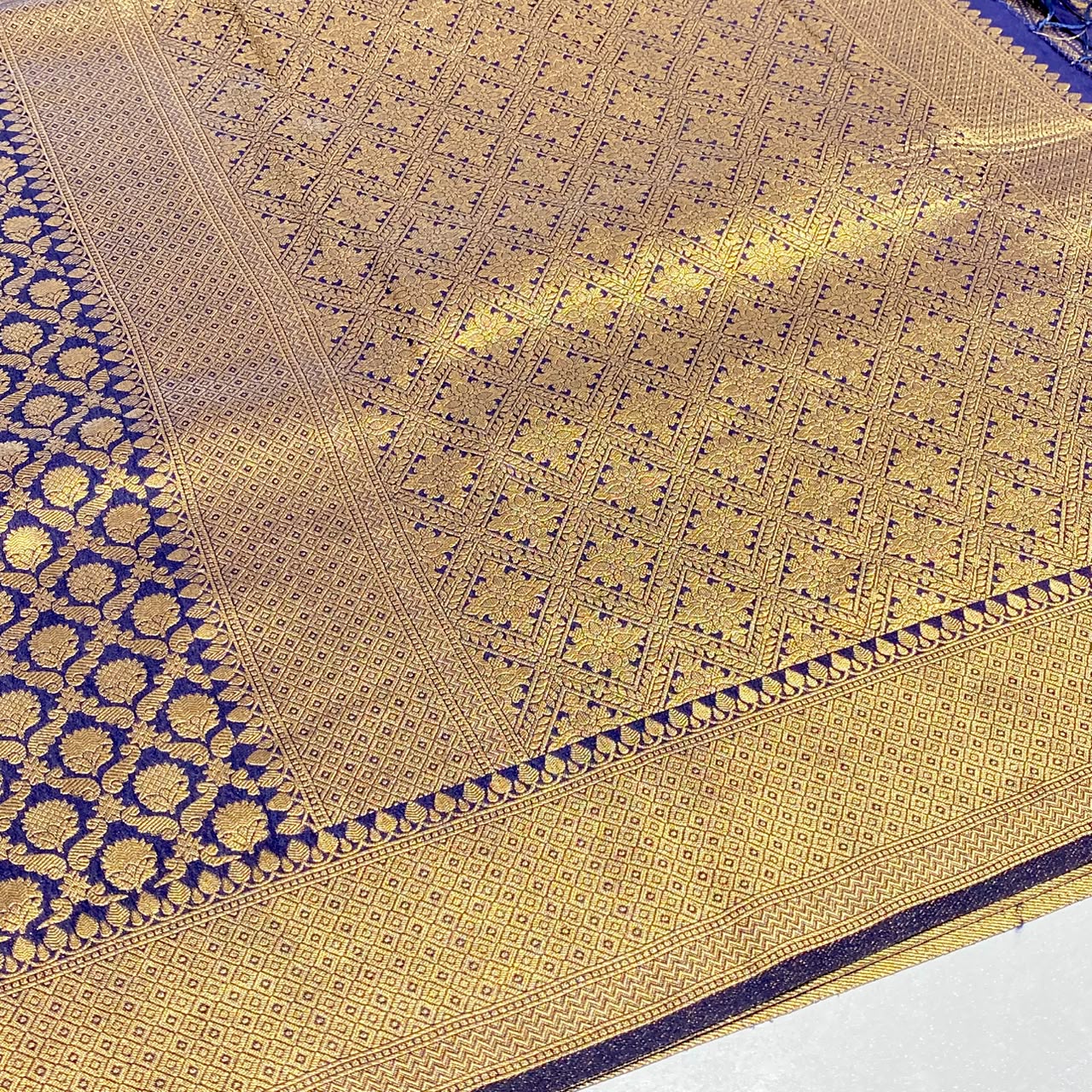 Soft Silk Semi Katan Banaras Saree