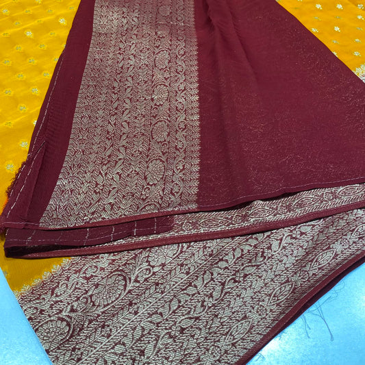 Banarasi Zari Georgette Saree
