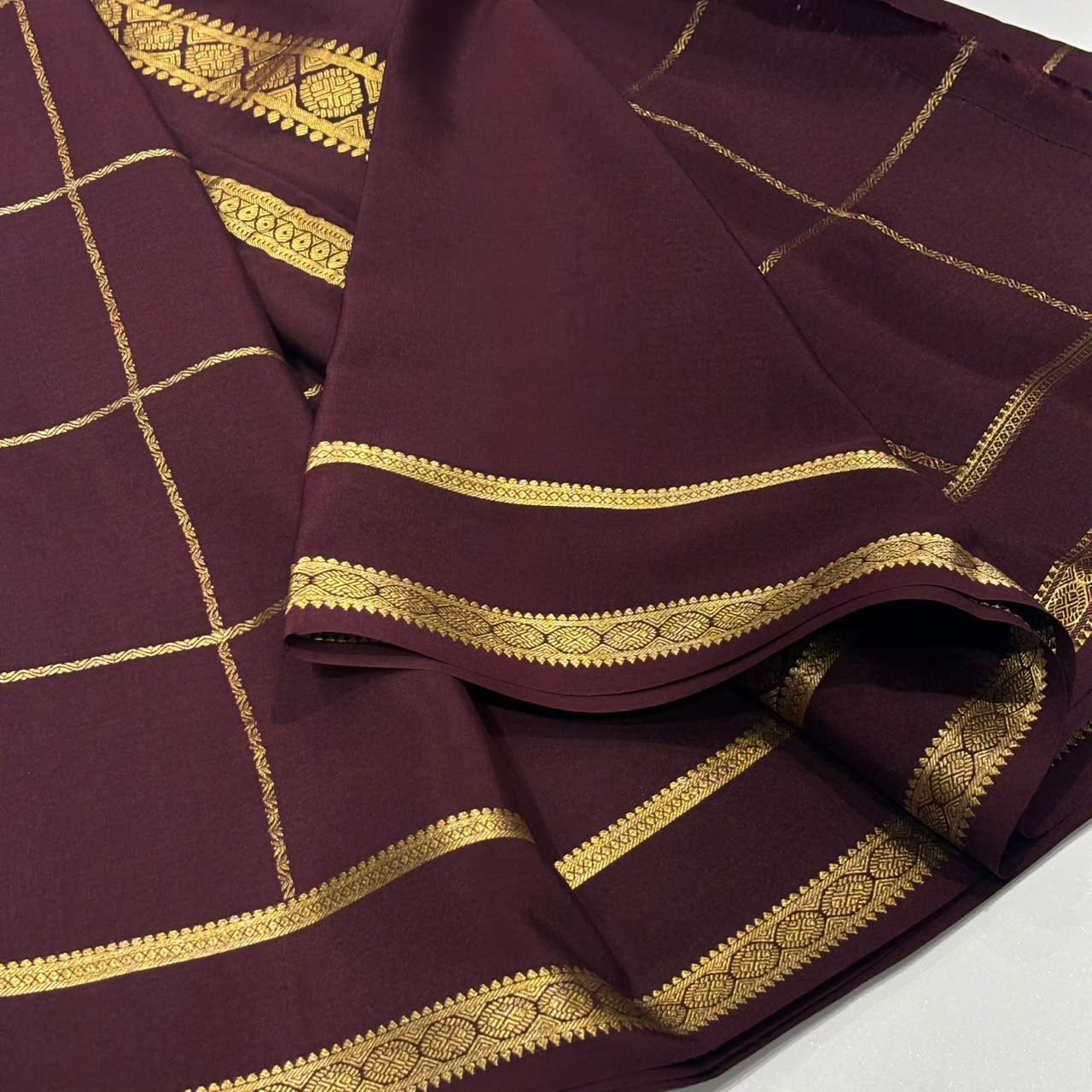 Pure Mysore Crepe Silk Saree
