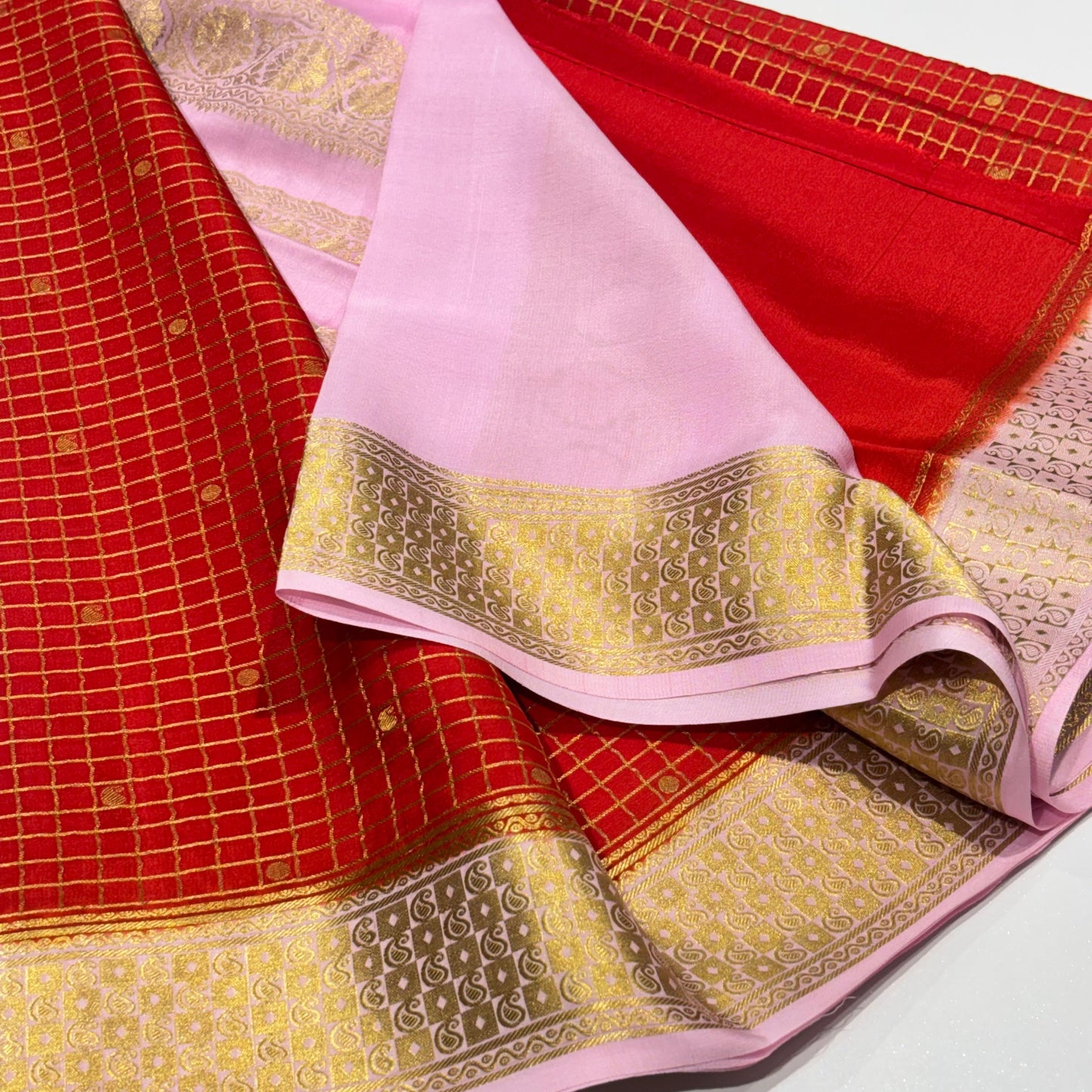 Pure Mysore Crepe Silk Saree