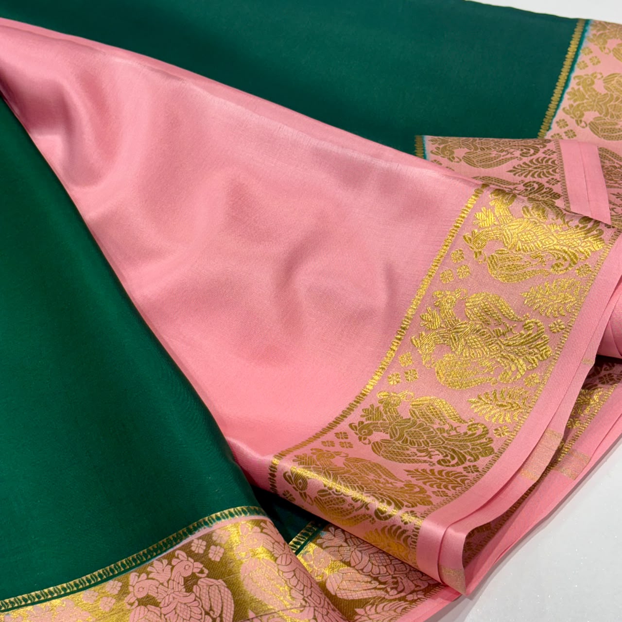 Pure Mysore Crepe Silk Saree