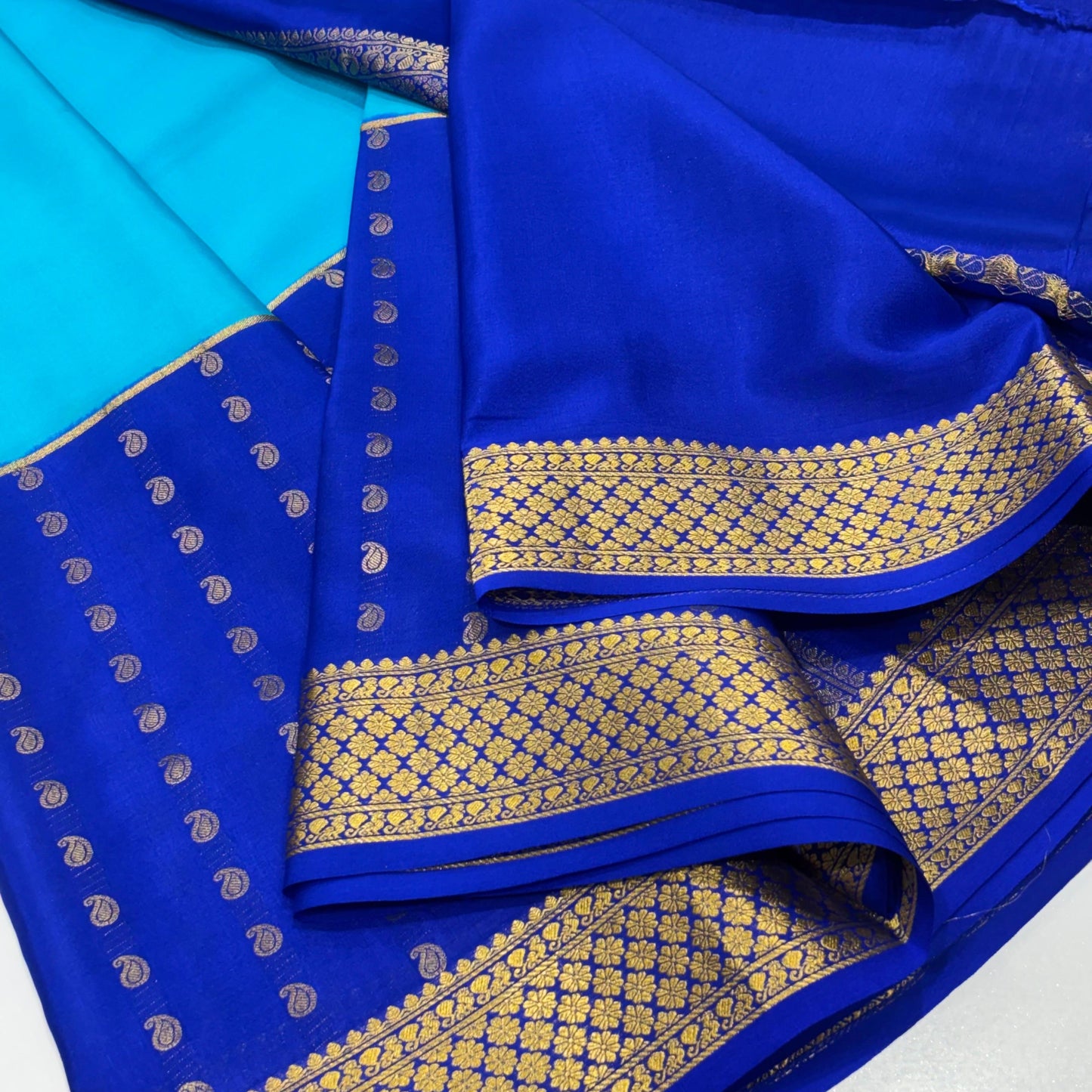 Pure Mysore Crepe Silk Saree