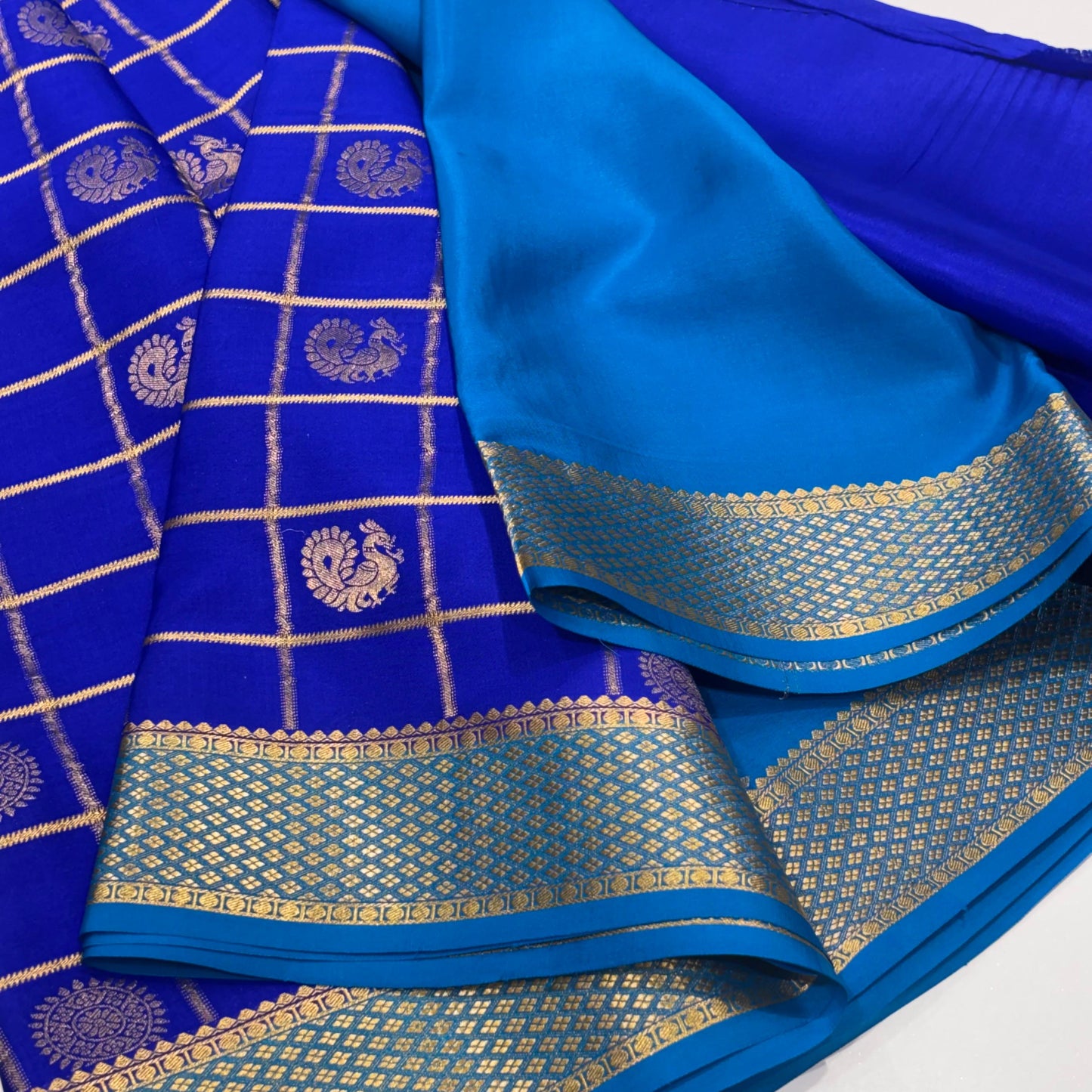 Pure Mysore Crepe Silk Saree