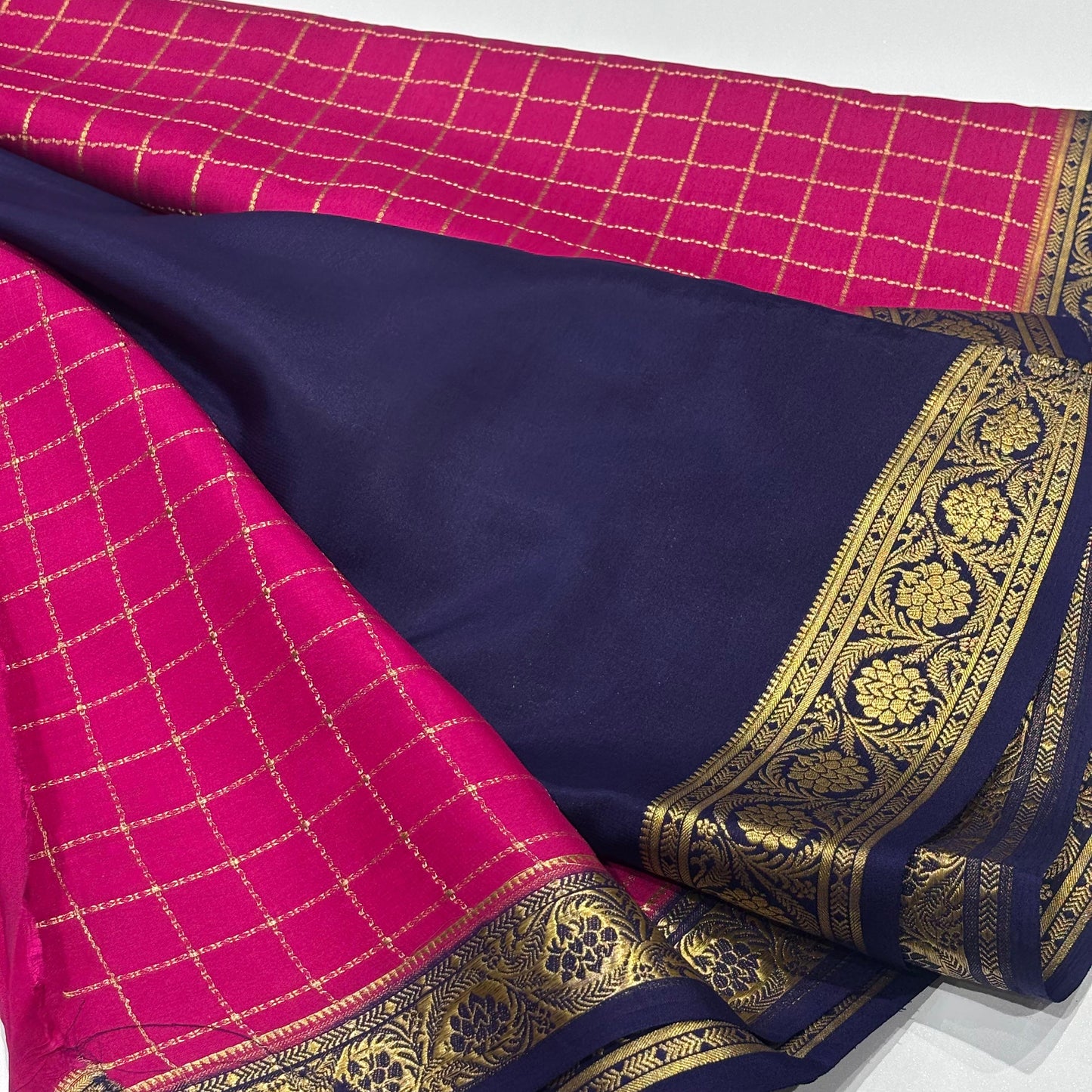 Pure Mysore Crepe Silk Saree