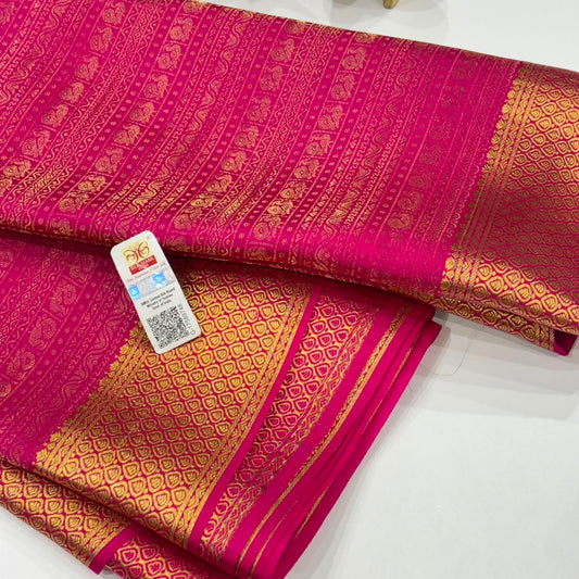 Brocade Pure Mysore Silk Saree