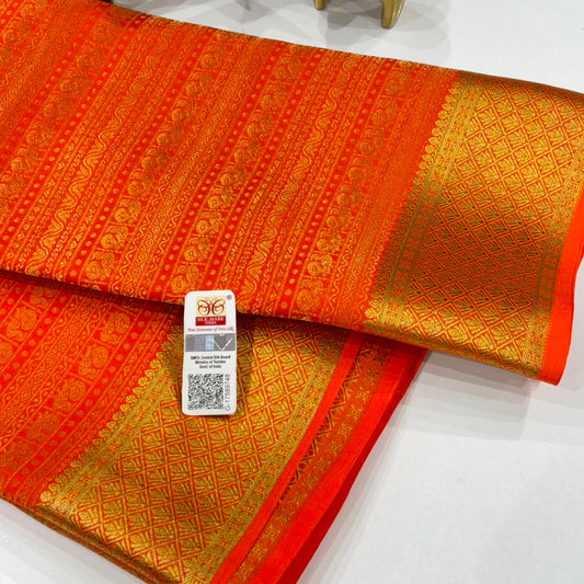 Brocade Pure Mysore Silk Saree