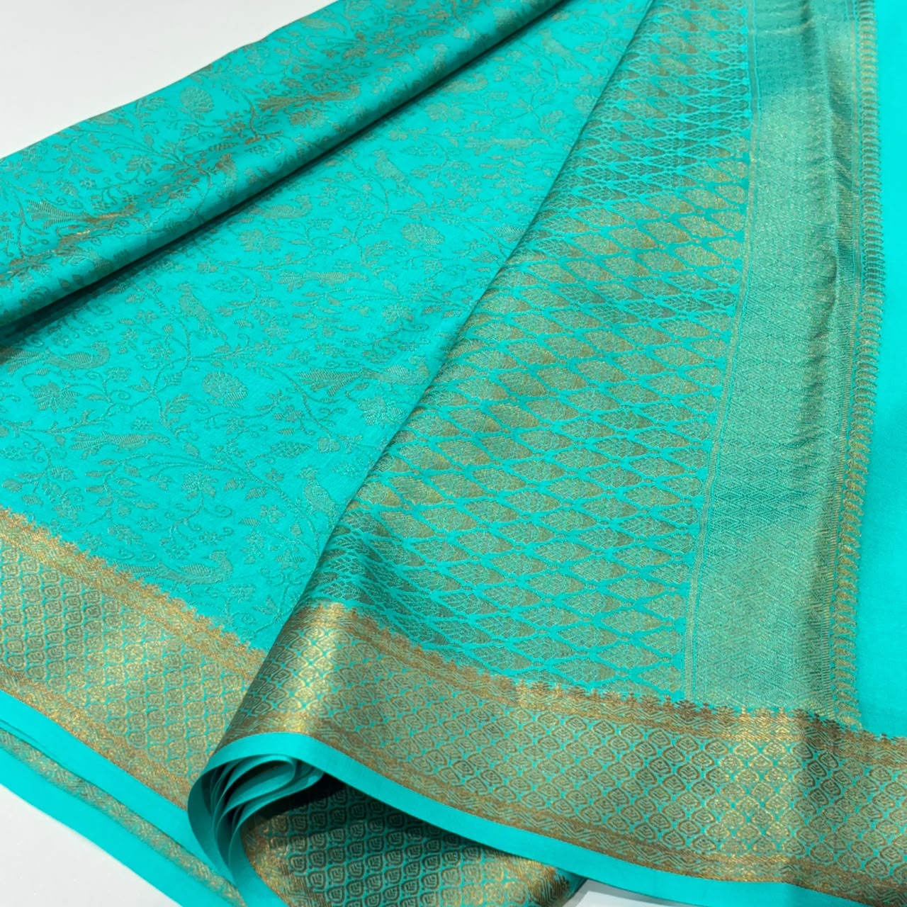Brocade Pure Mysore Silk Saree