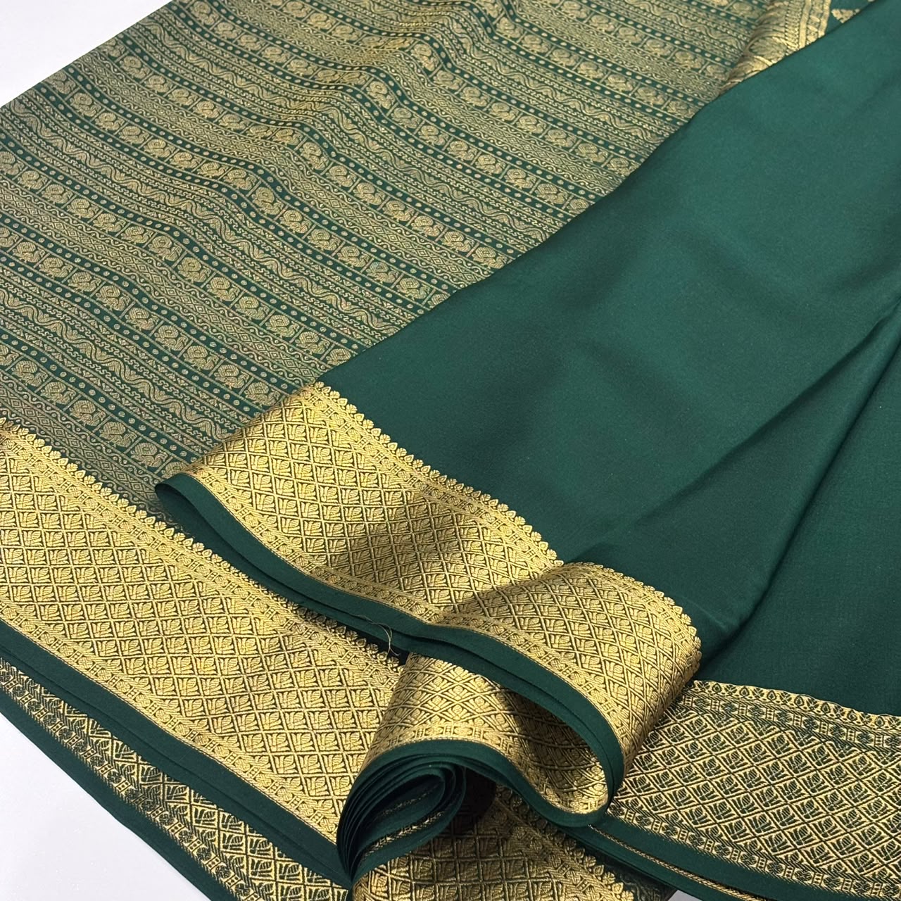 Brocade Pure Mysore Silk Saree