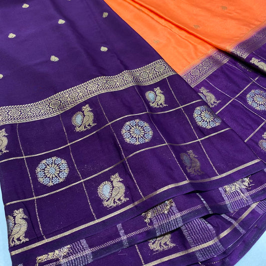 Semi Mysore Crepe Saree