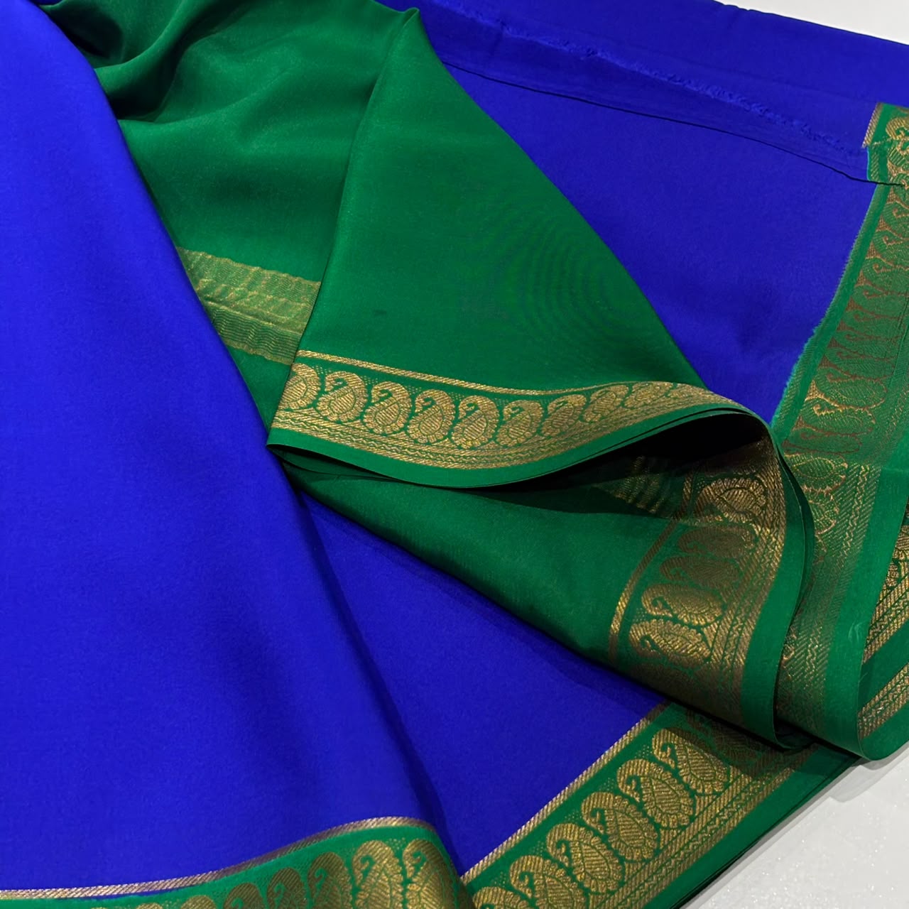 Pure Mysore Crepe Silk Saree
