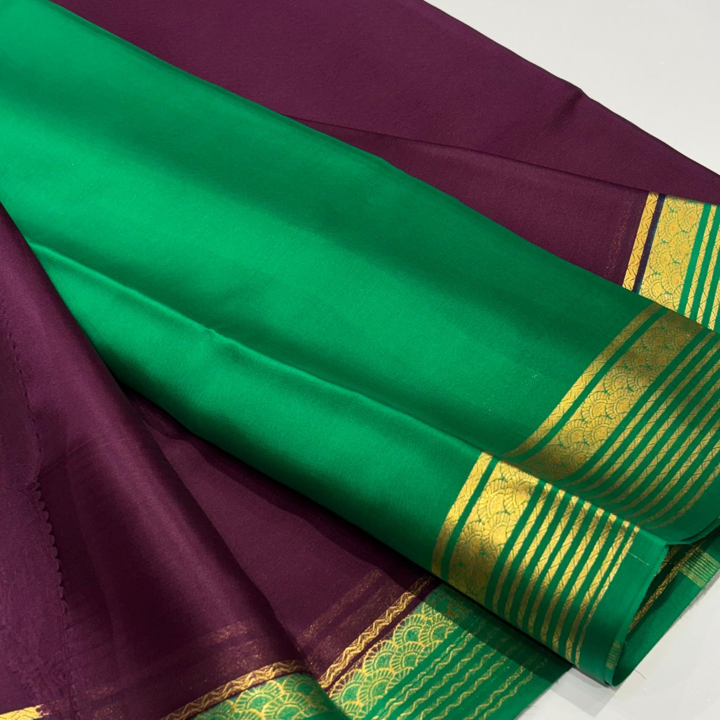 Pure Mysore Crepe Silk Saree