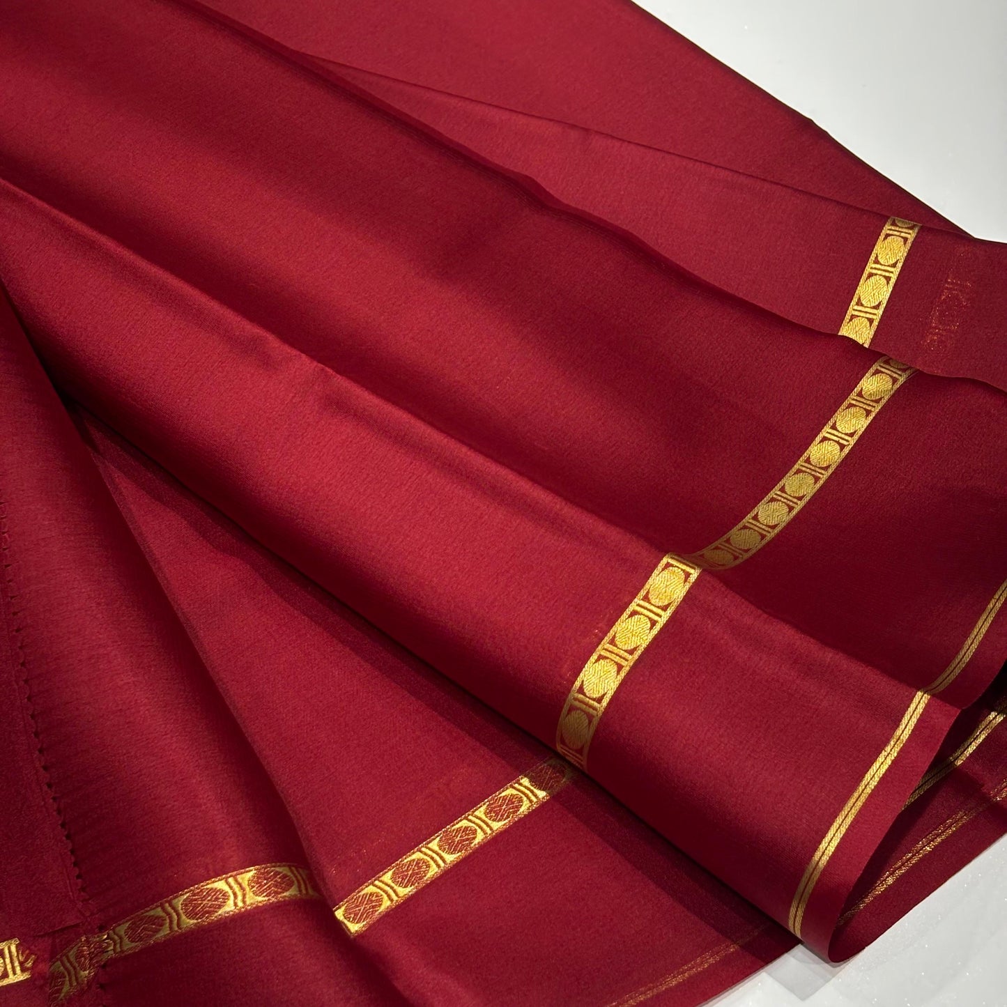 Pure Mysore Crepe Silk Saree