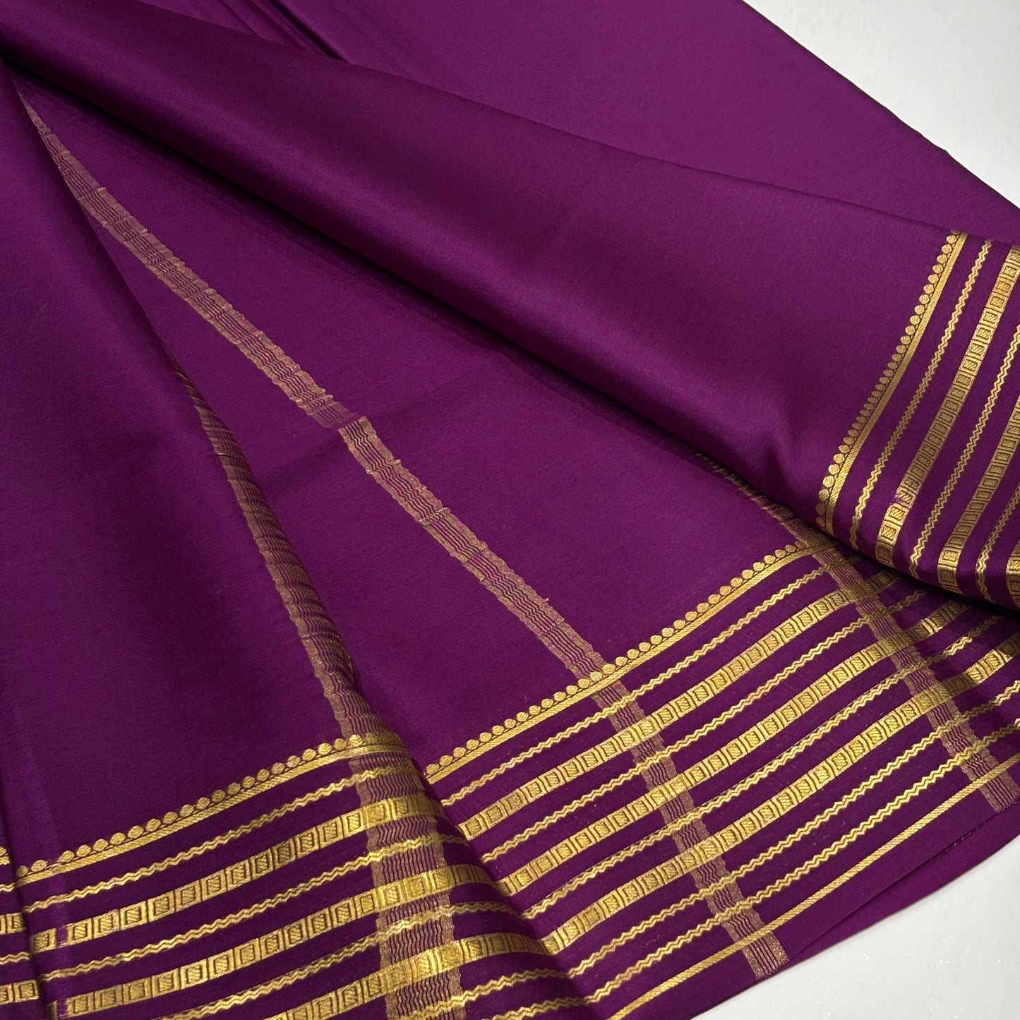 Pure Mysore Crepe Silk Saree