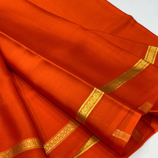 Pure Mysore Crepe Silk Saree