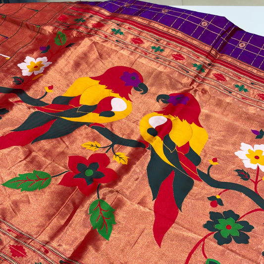 Pure Paithani Silk Saree