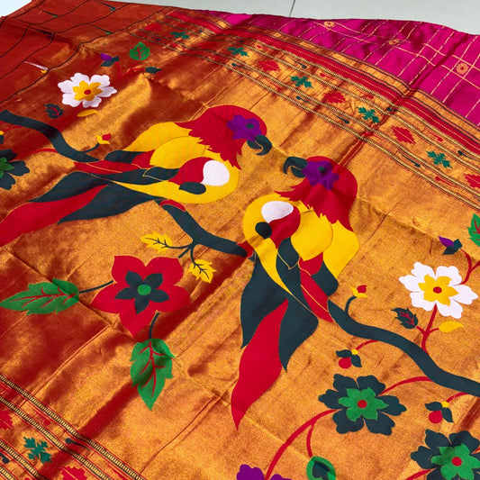 Pure Paithani Silk Saree