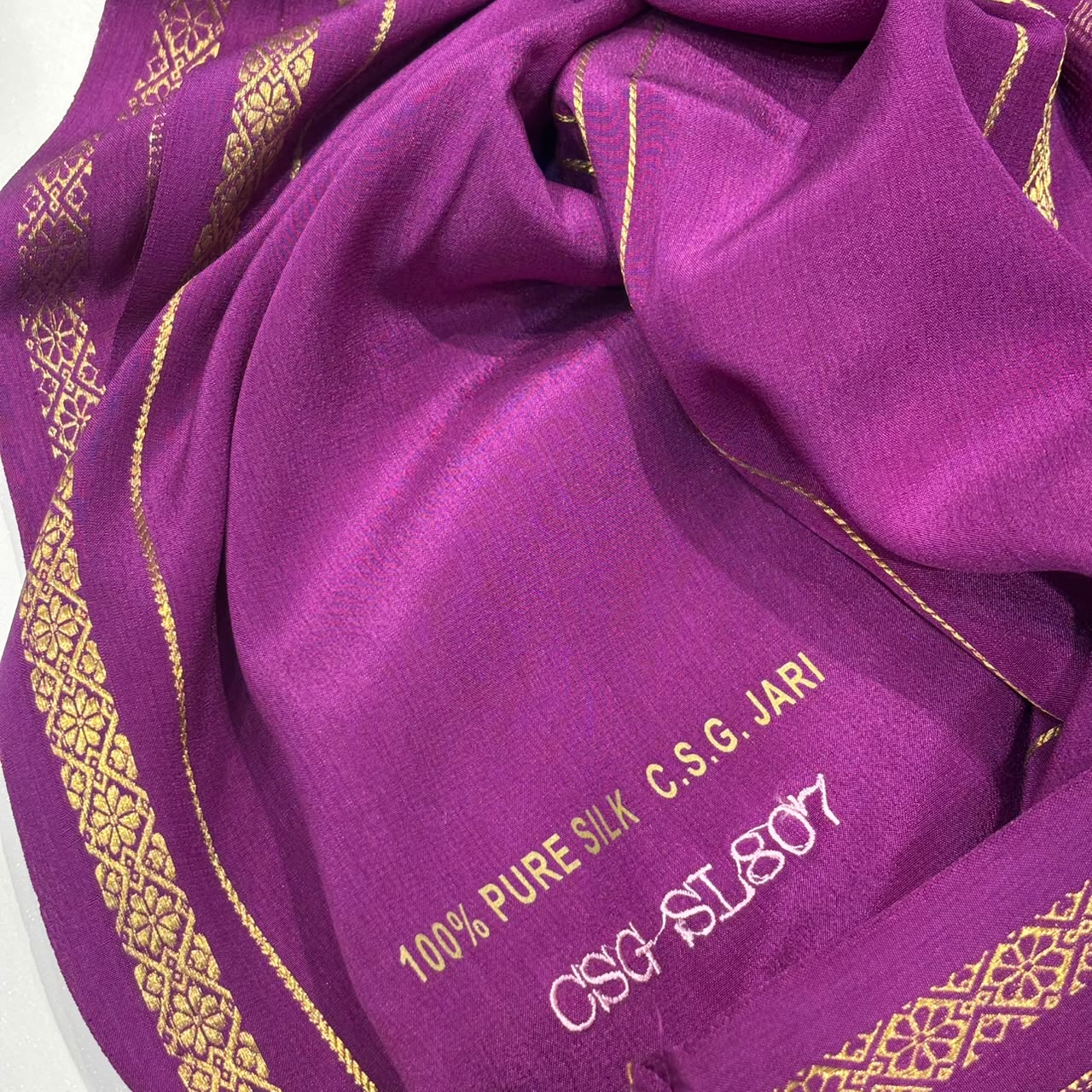 Pure Zari Mysore Silk Saree