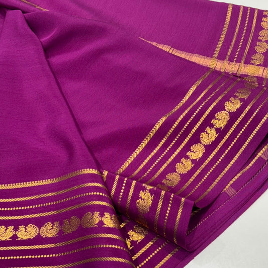 Pure Zari Mysore Silk Saree