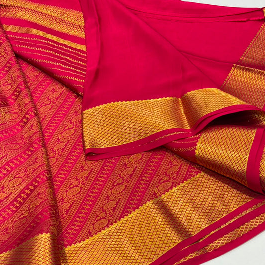Brocade Pure Mysore Silk Saree