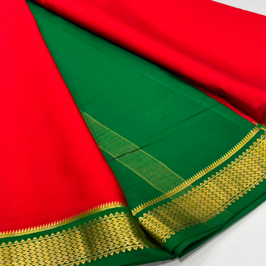 Pure Mysore Crepe Silk Saree