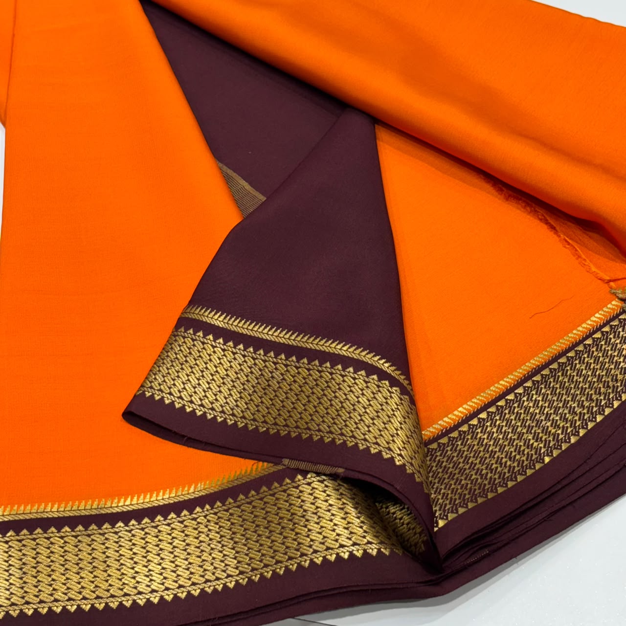 Pure Mysore Crepe Silk Saree