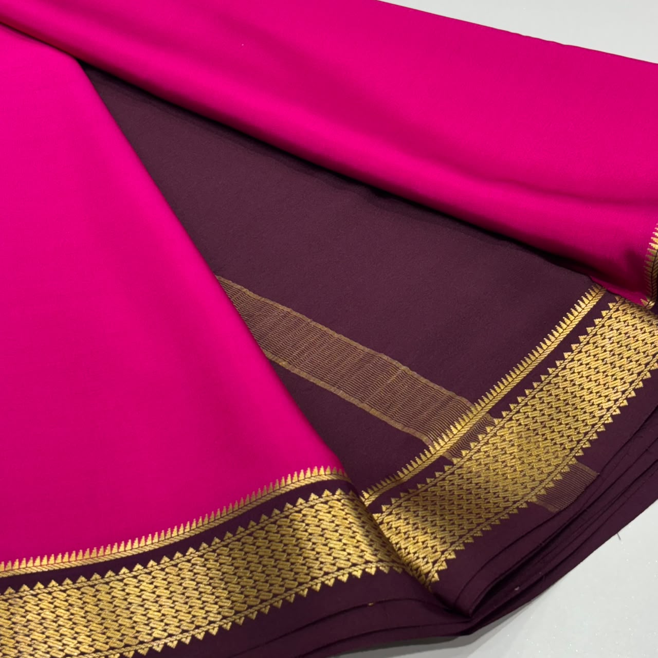 Pure Mysore Crepe Silk Saree