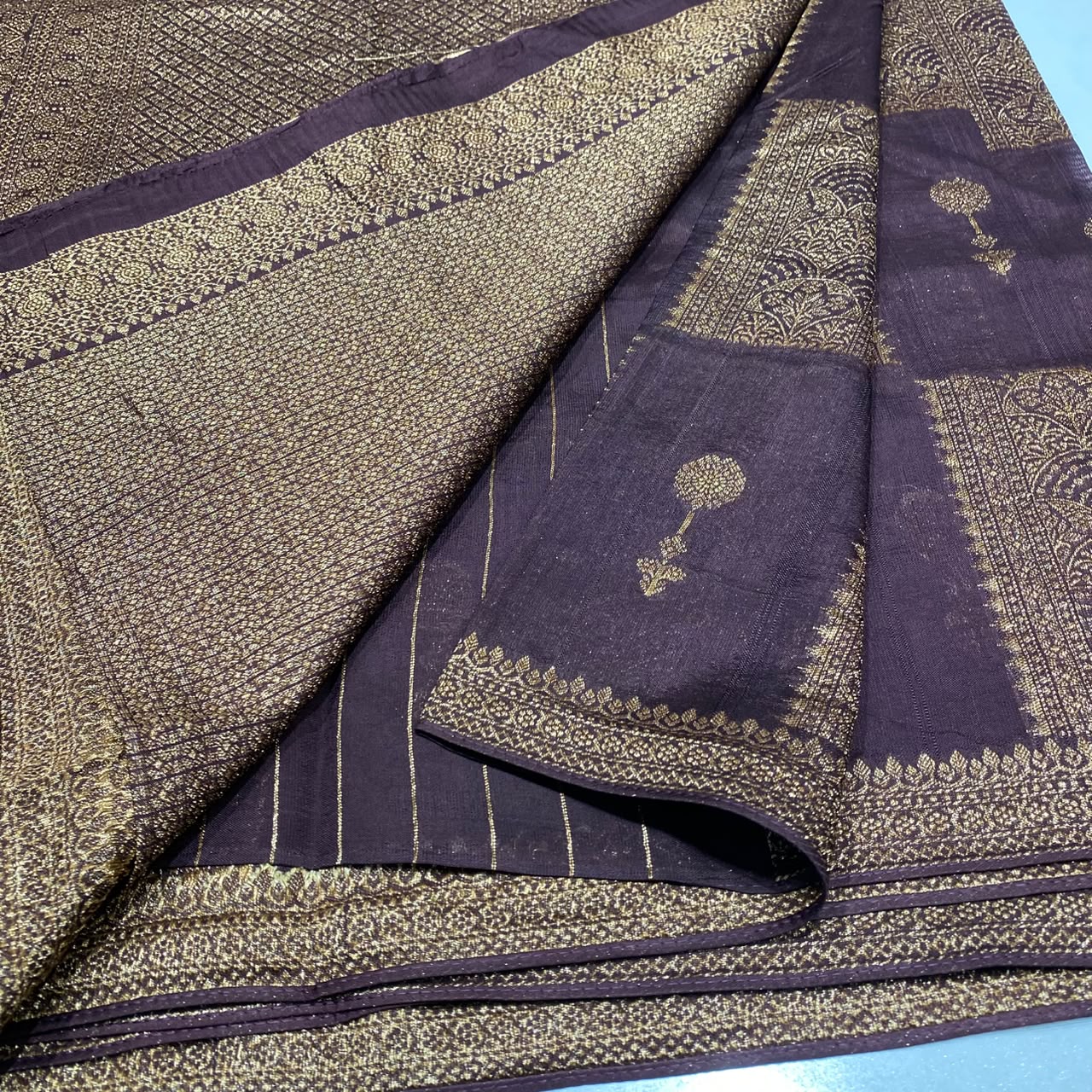 Banarasi Tussar Designer Saree