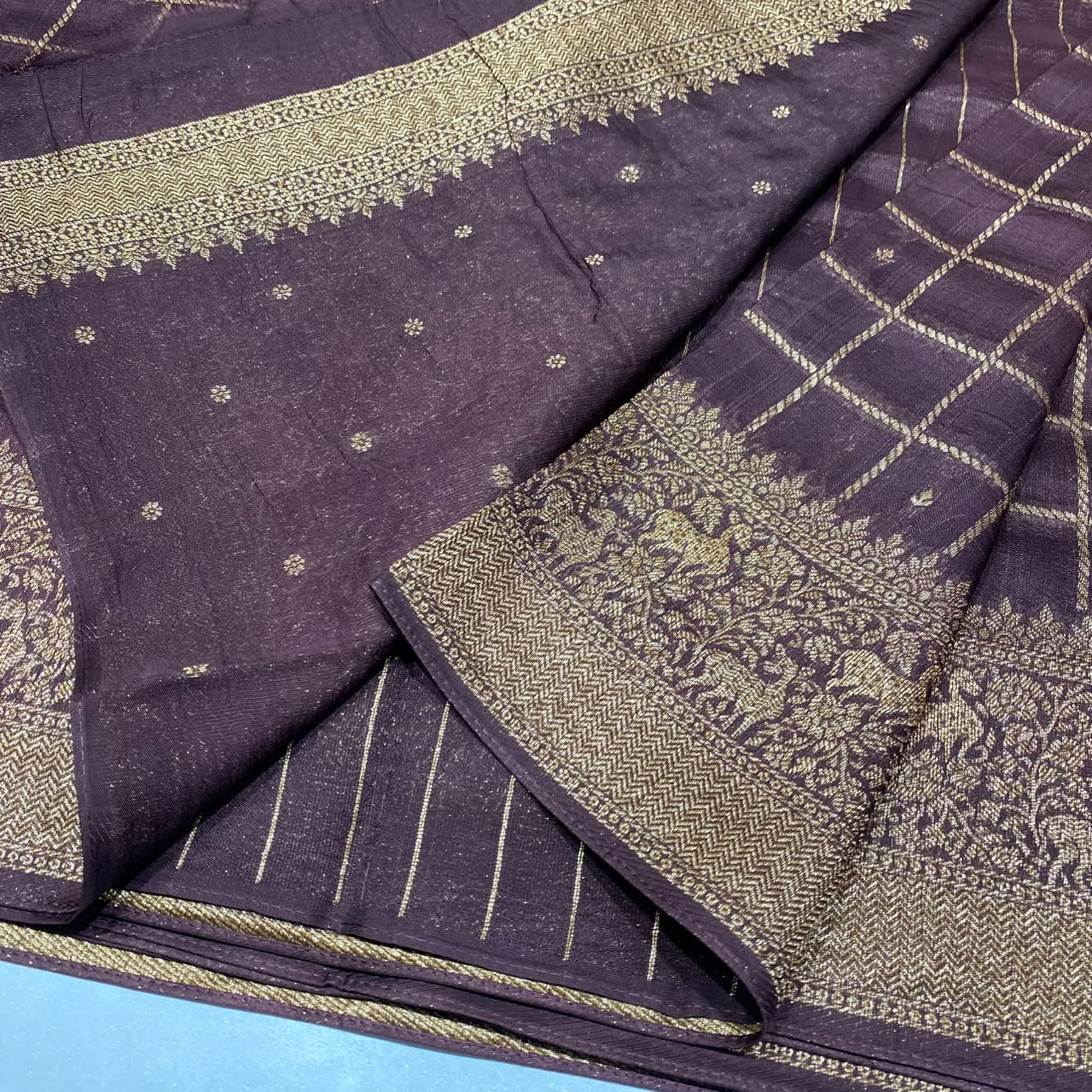 Banarasi Tussar Georgette Saree