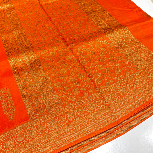 Banarasi Tussar Georgette Saree
