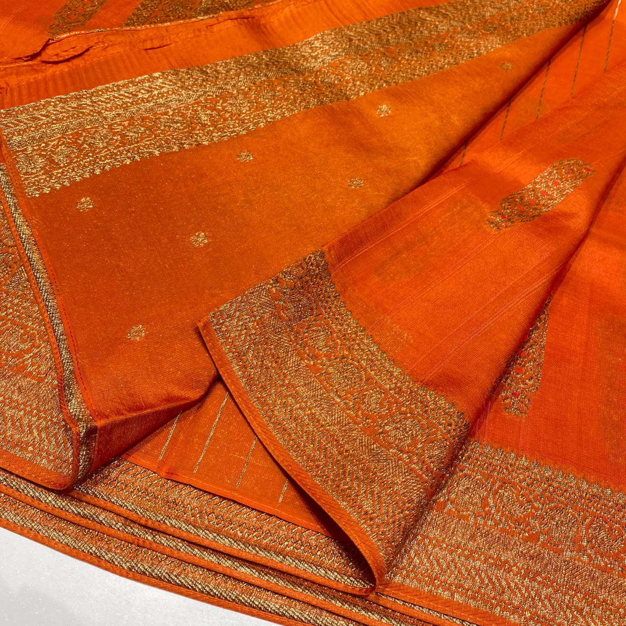 Banarasi Tussar Georgette Saree