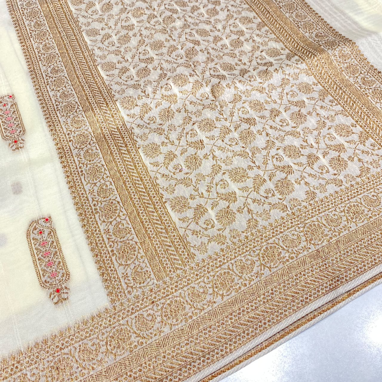 Banarasi Tussar Georgette Saree