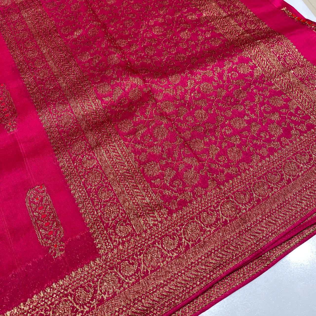 Banarasi Tussar Georgette Saree