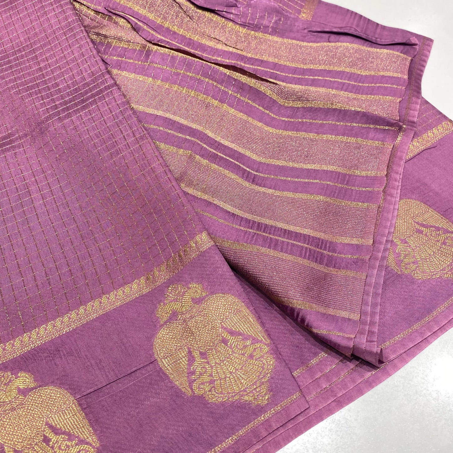 Semi Mysore Crepe Saree