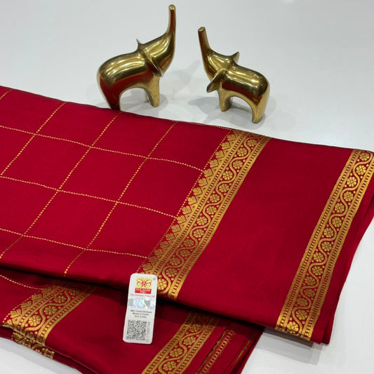 Pure Mysore Crepe Silk Saree