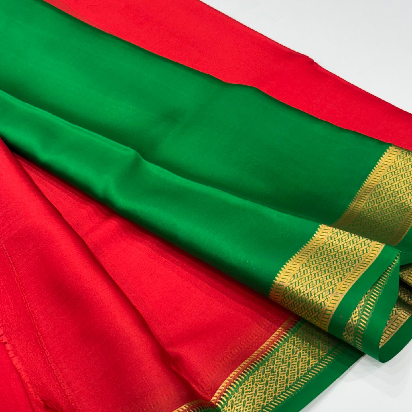 Pure Mysore Crepe Silk Saree