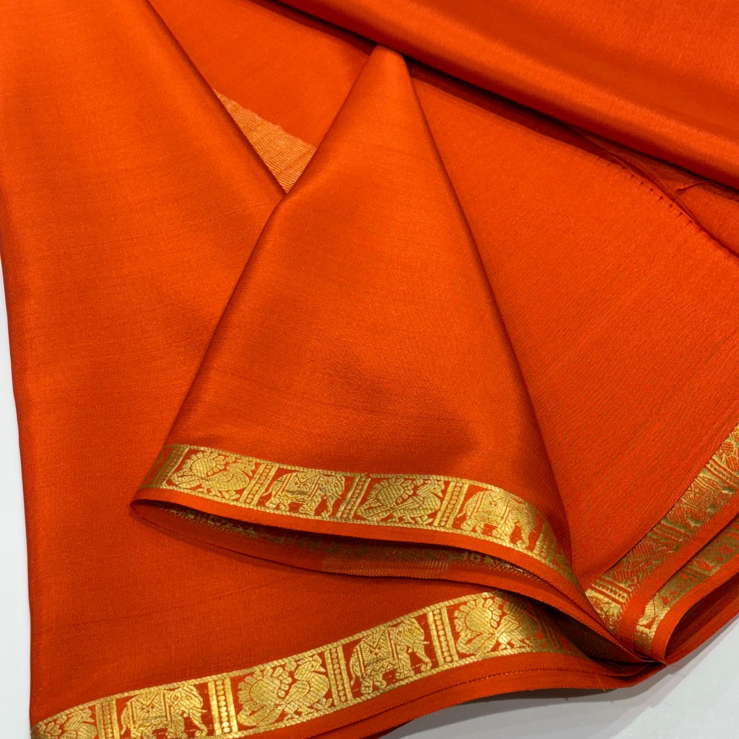Pure Mysore Crepe Silk Saree