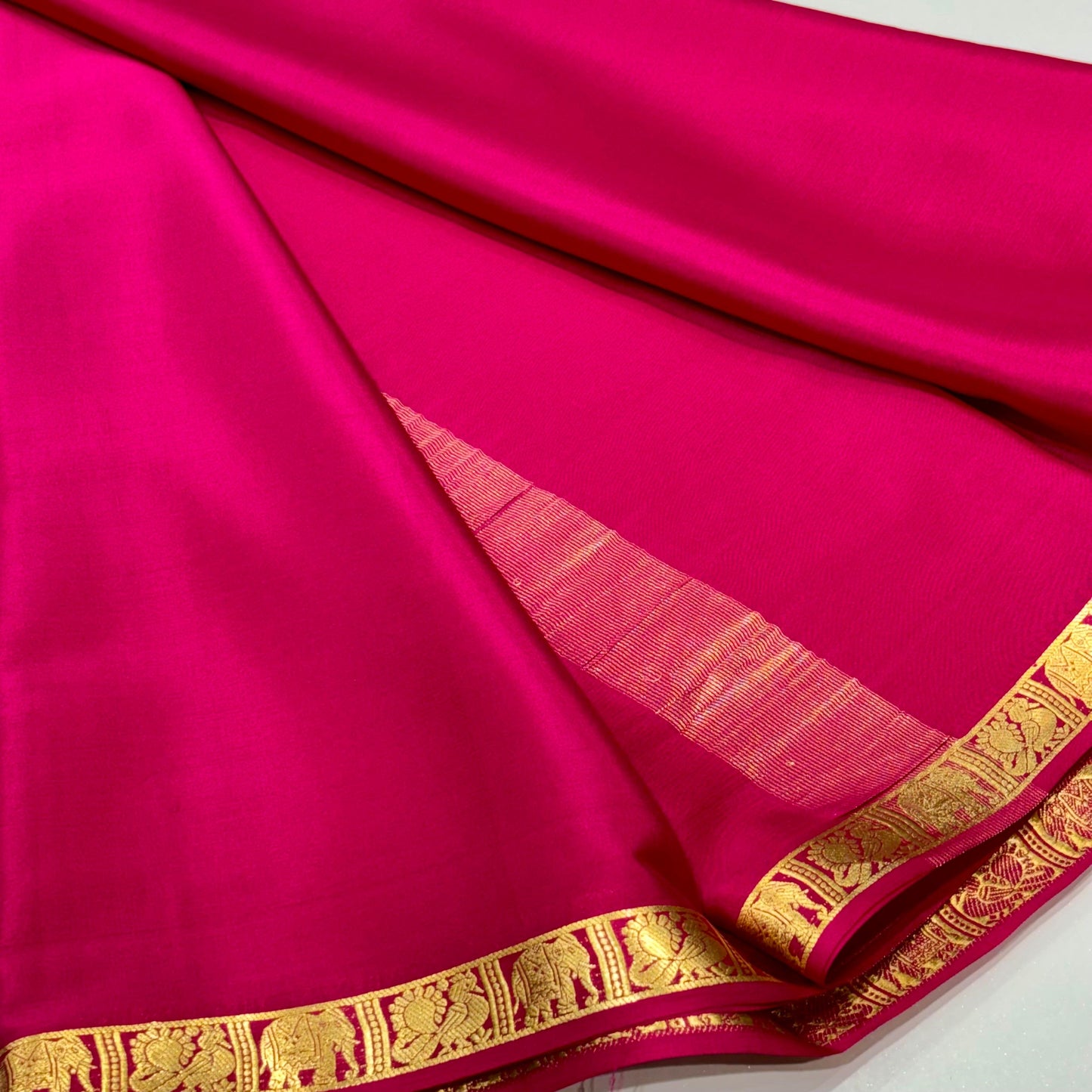 Pure Mysore Crepe Silk Saree