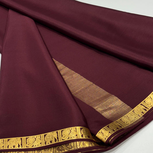 Pure Mysore Crepe Silk Saree