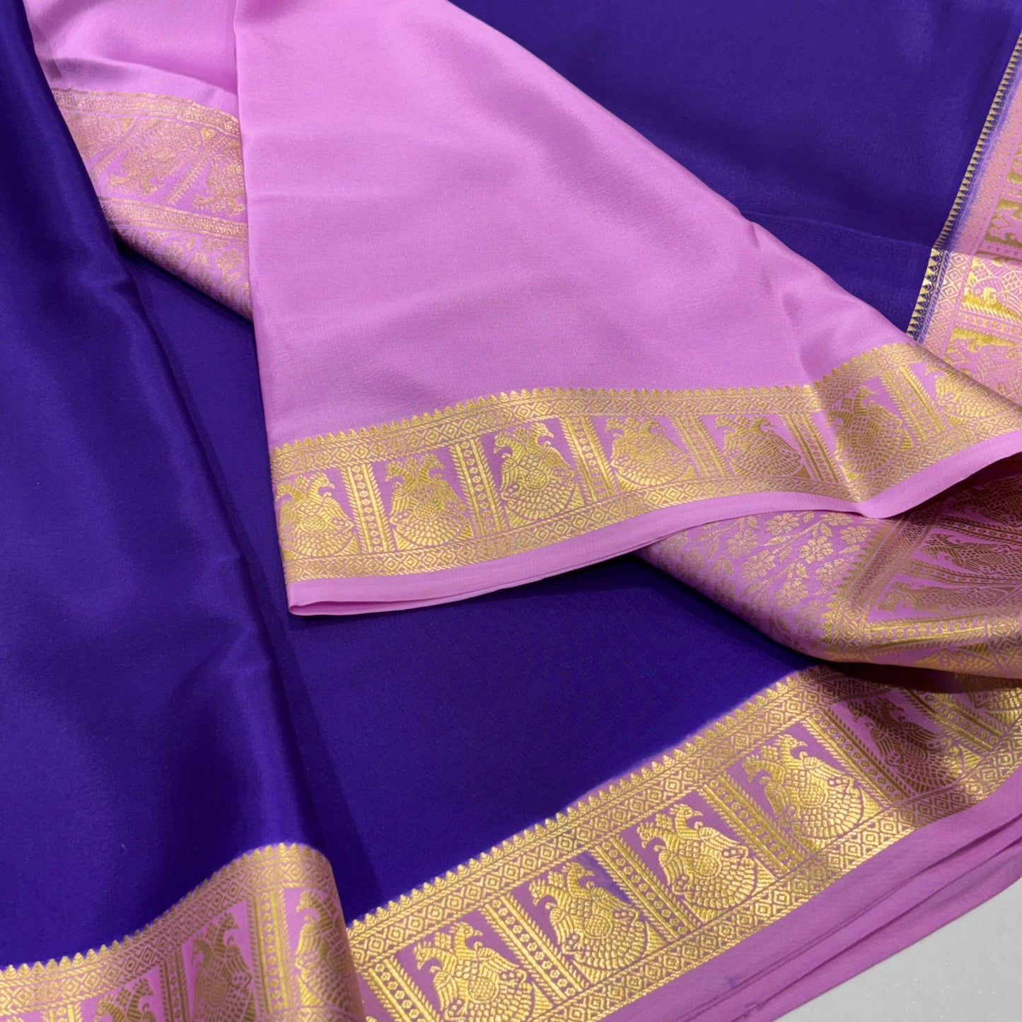 Pure Mysore Crepe Silk Saree