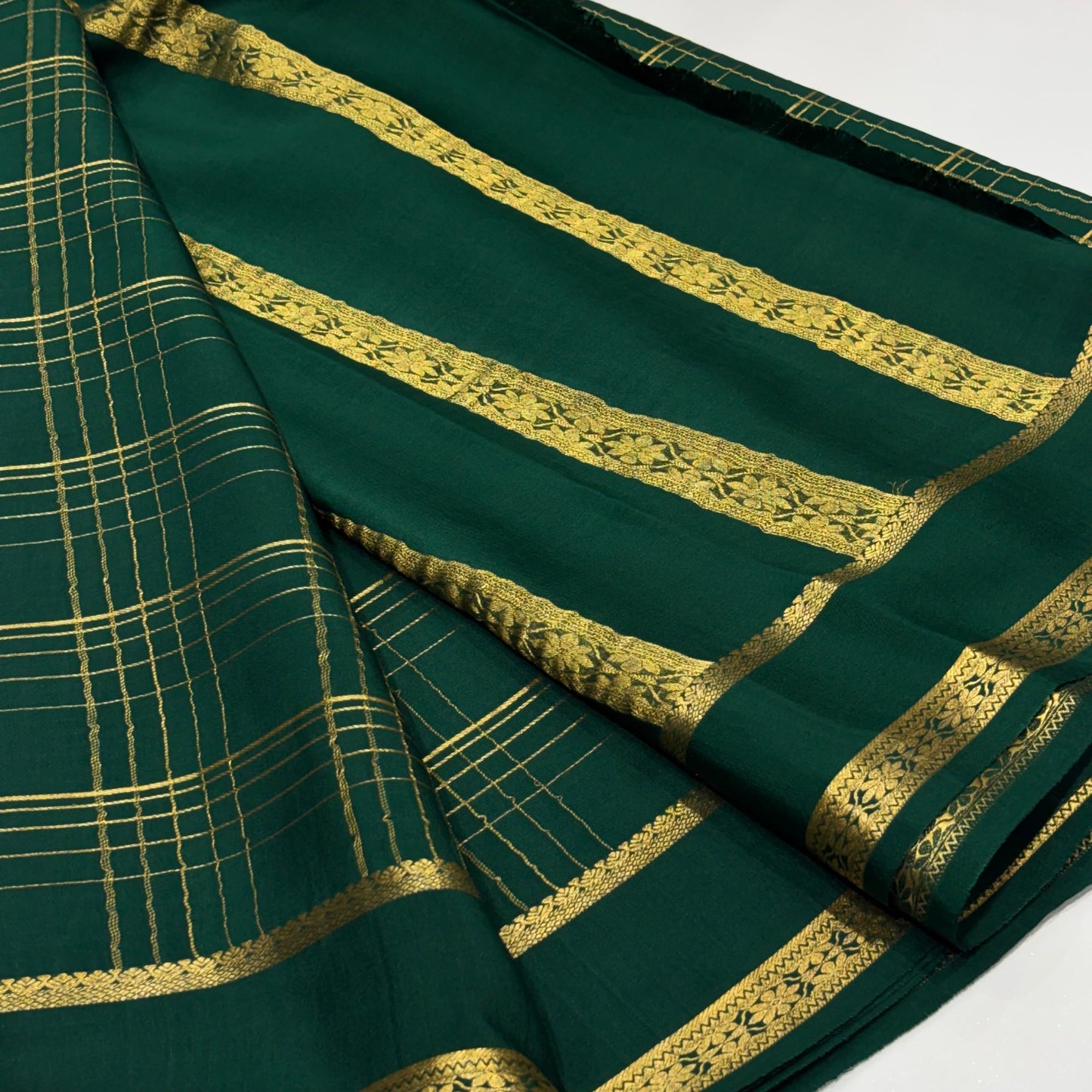 Pure Mysore Crepe Silk Saree