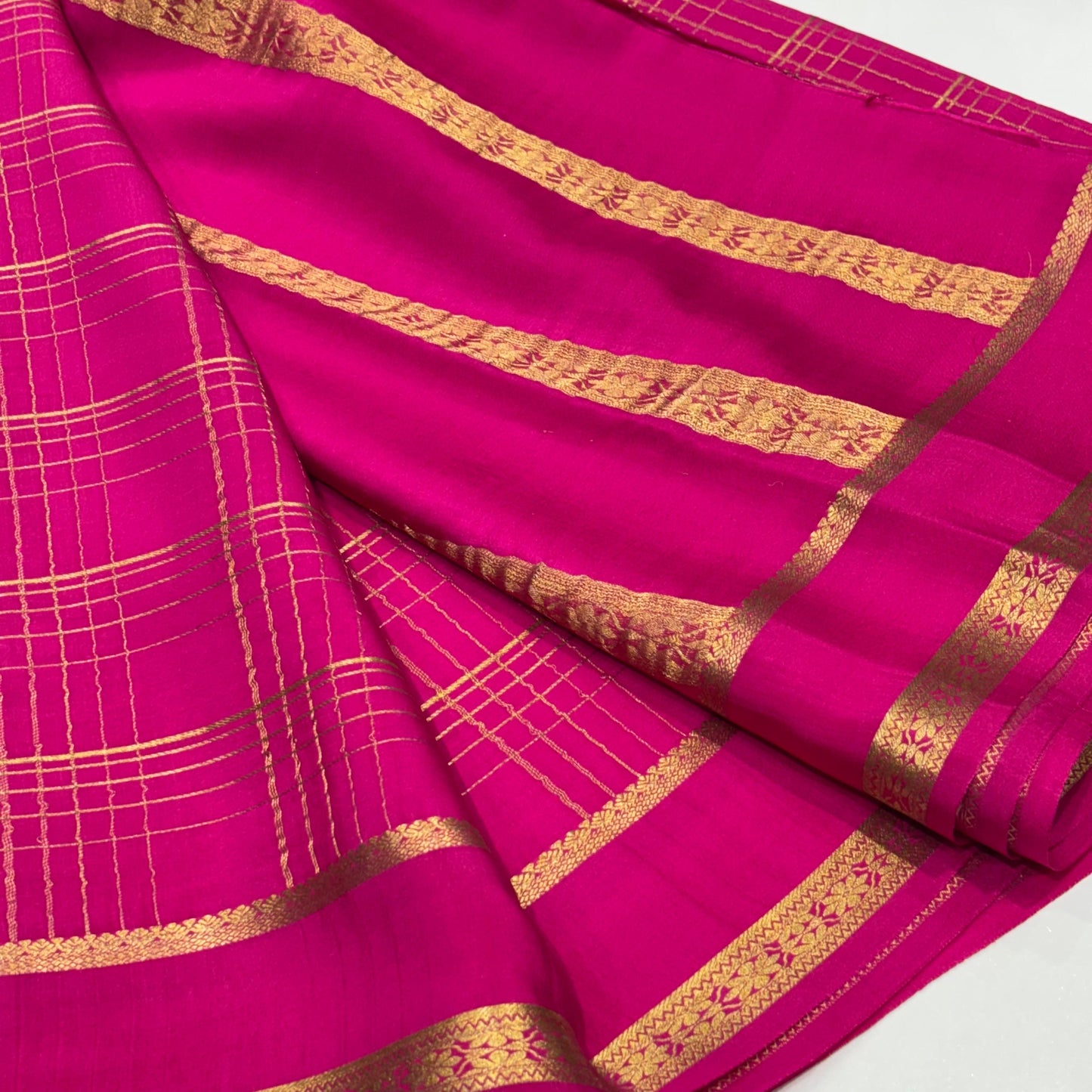 Pure Mysore Crepe Silk Saree