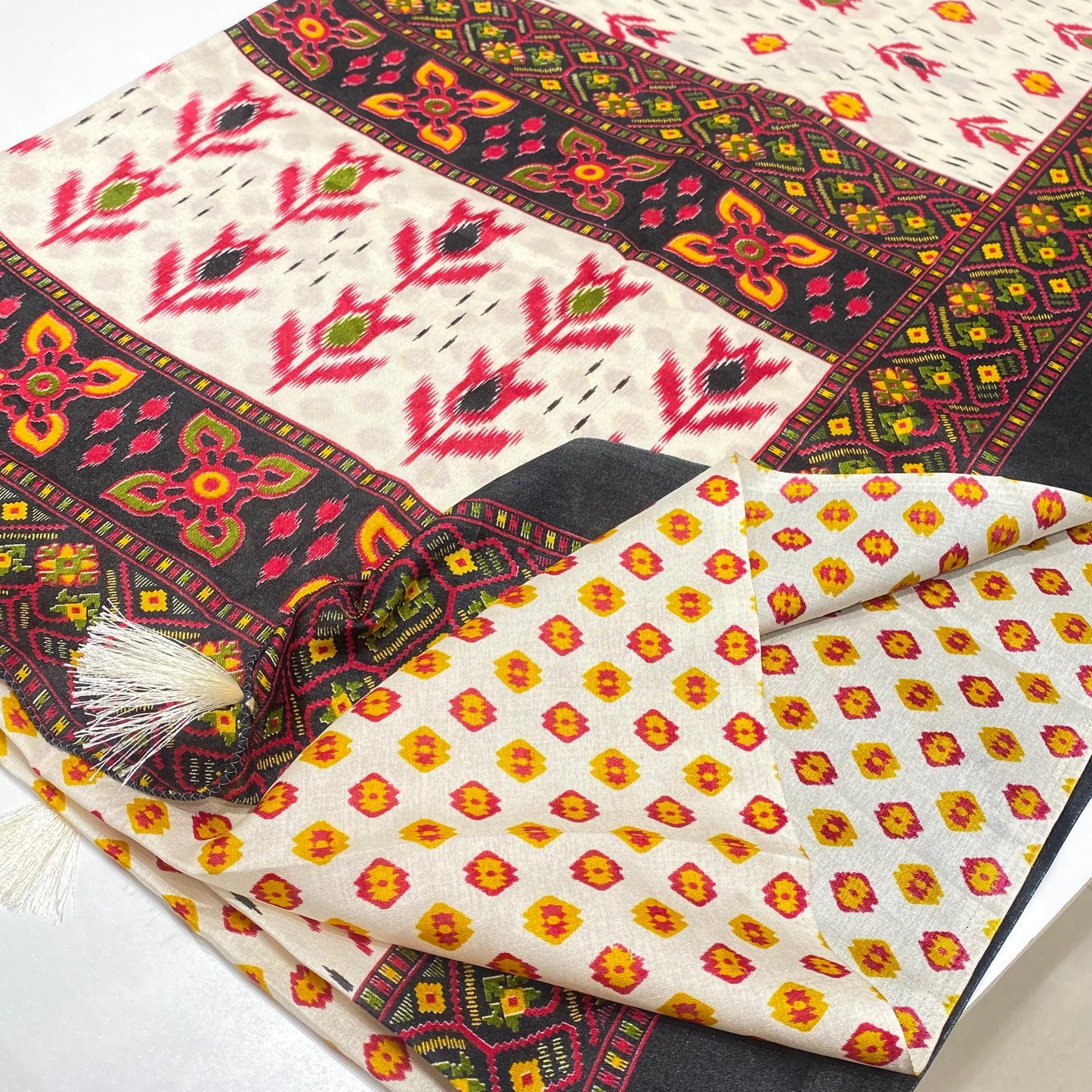 Tussar Cotton Saree