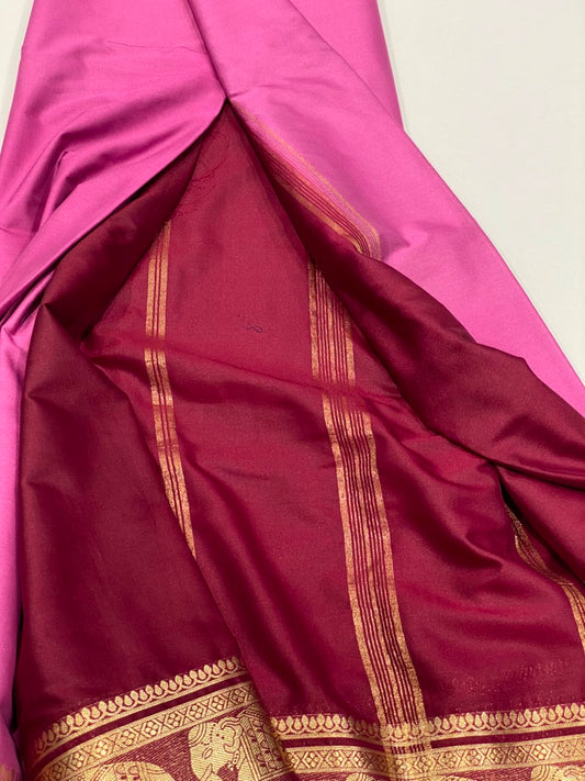 Semi Mysore Crepe Saree