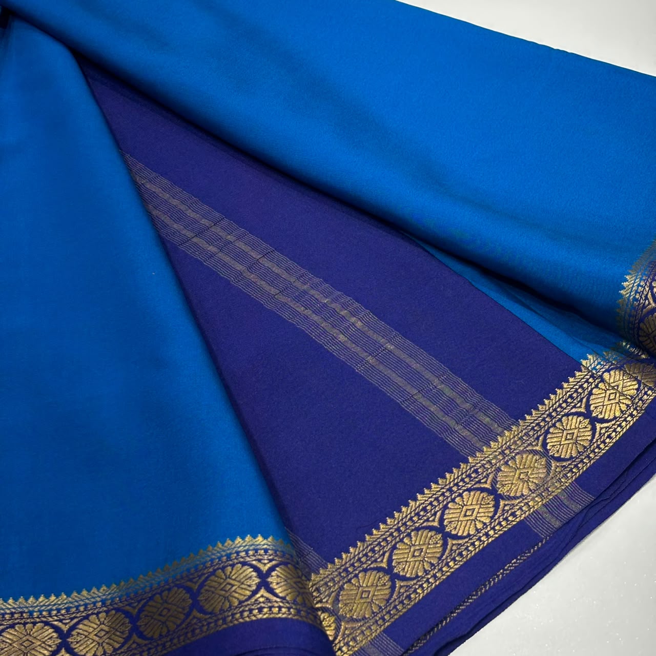 Pure Mysore Crepe Silk Saree