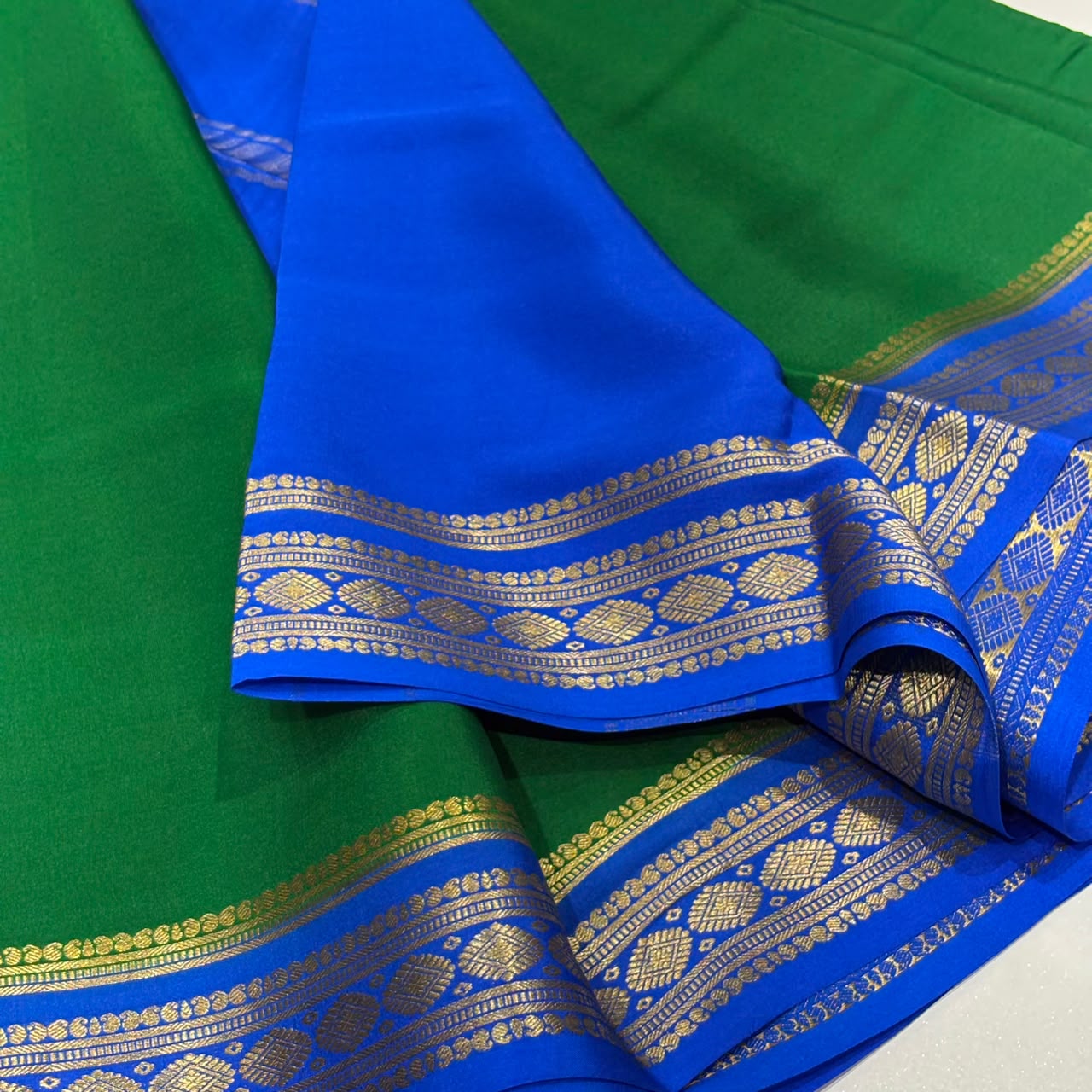 Pure Mysore Crepe Silk Saree