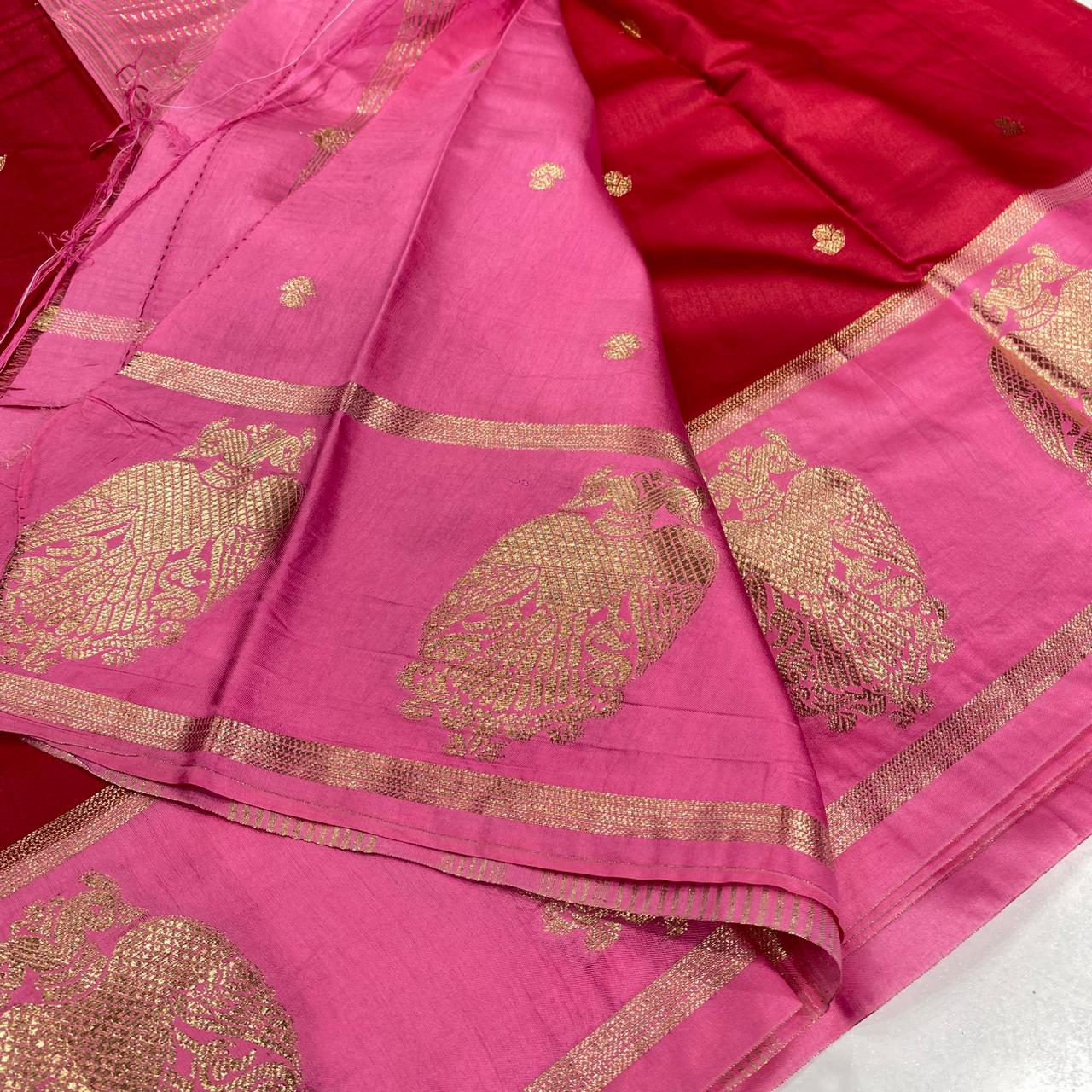 Chanderi Crepe Saree