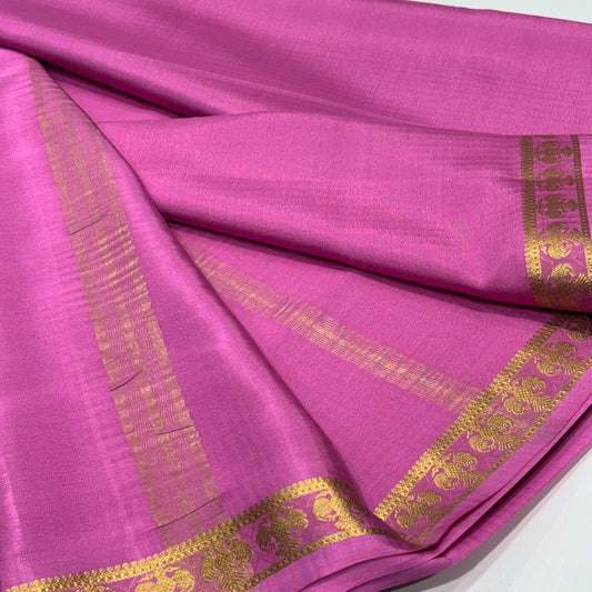 Pure Mysore Crepe Silk Saree