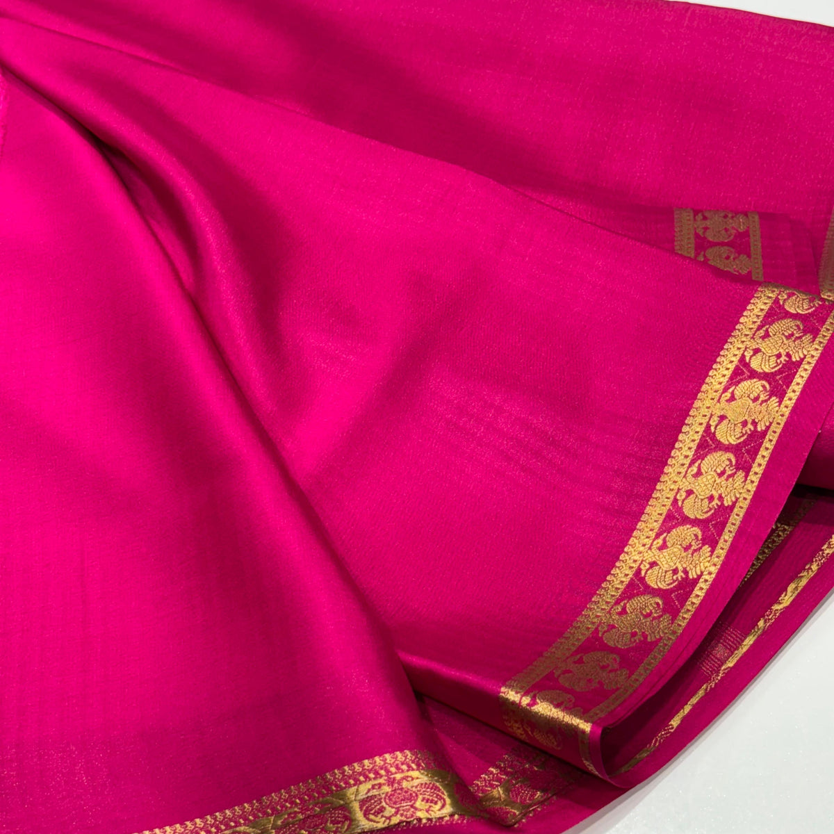 Pure Mysore Crepe Silk Saree