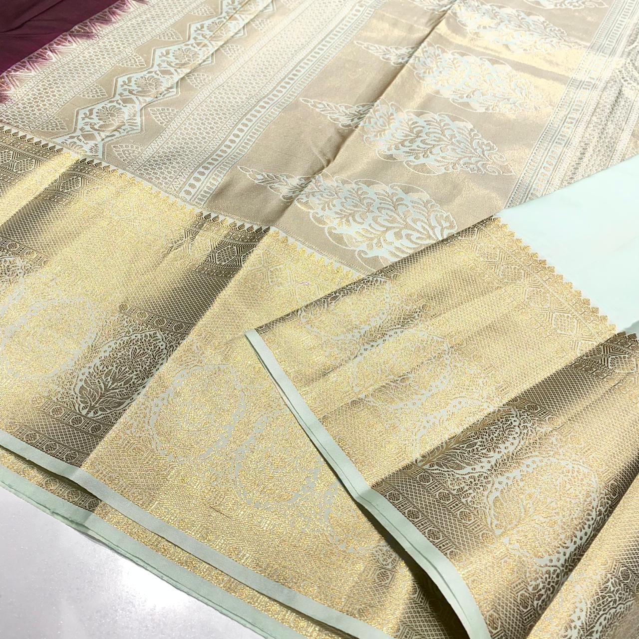 Semi Kanchivaram Silk Saree