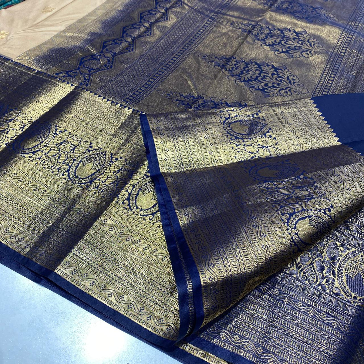 Semi Kanchivaram Silk Saree